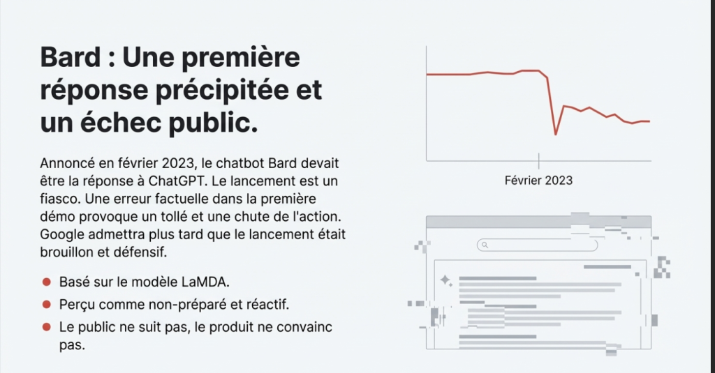 Bard, une premiere réponse précipitée