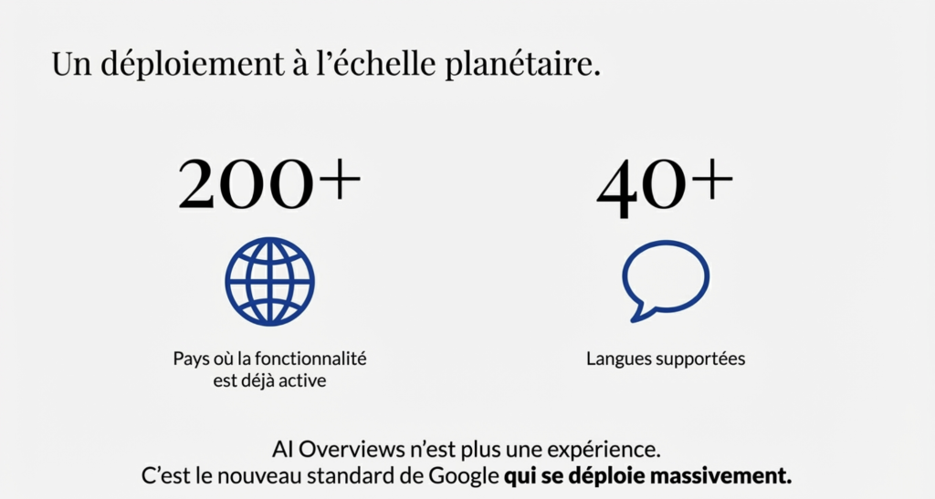 Google AI Overviews dans le reste du monde