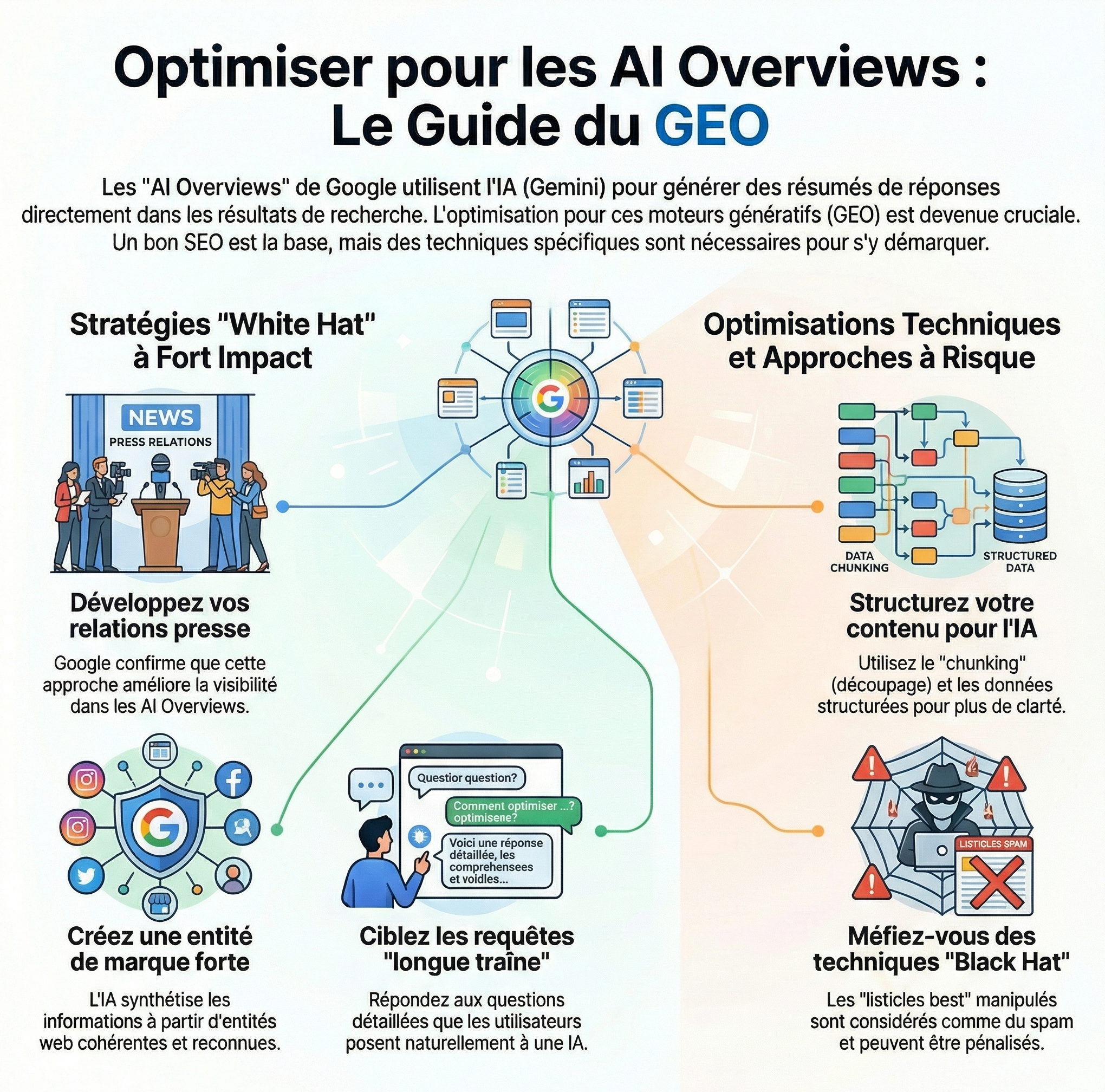 Comment optimiser pour Google AI Overviews