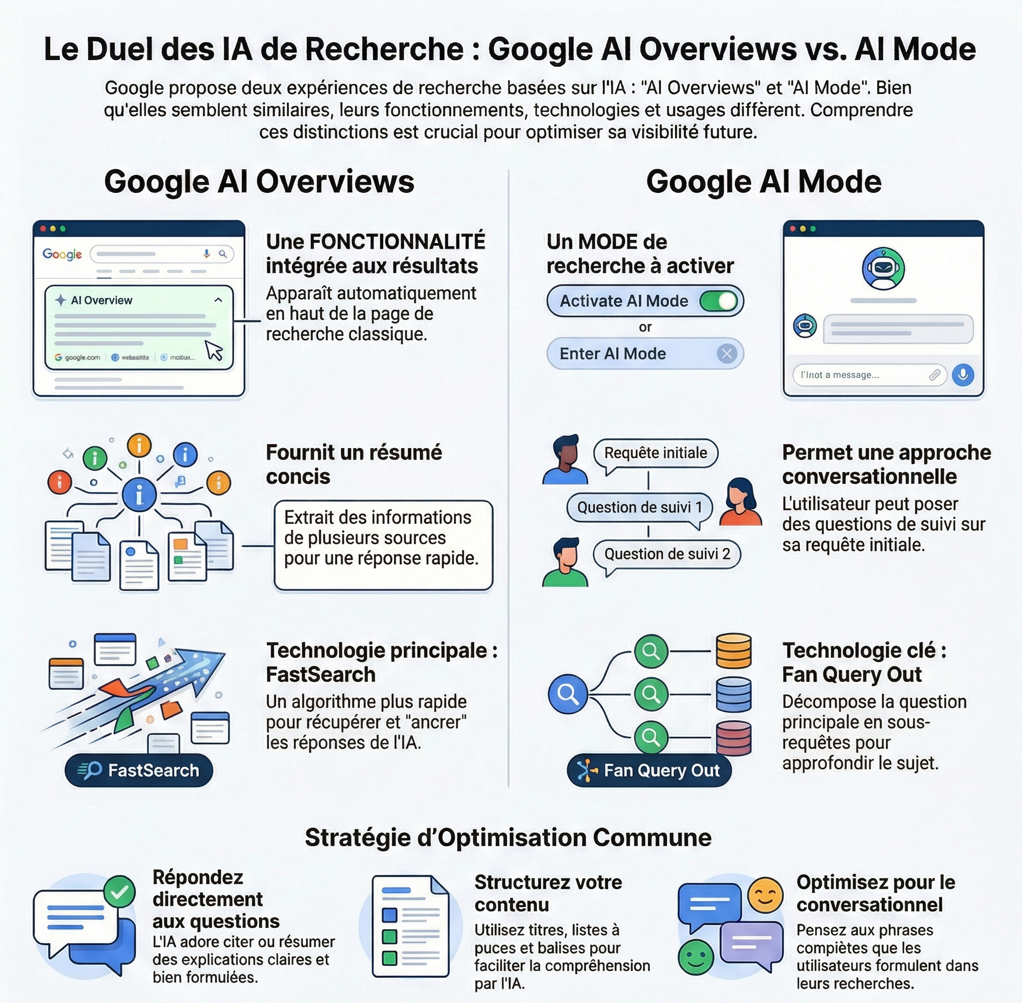 les techniques GEO pour AI Overviews