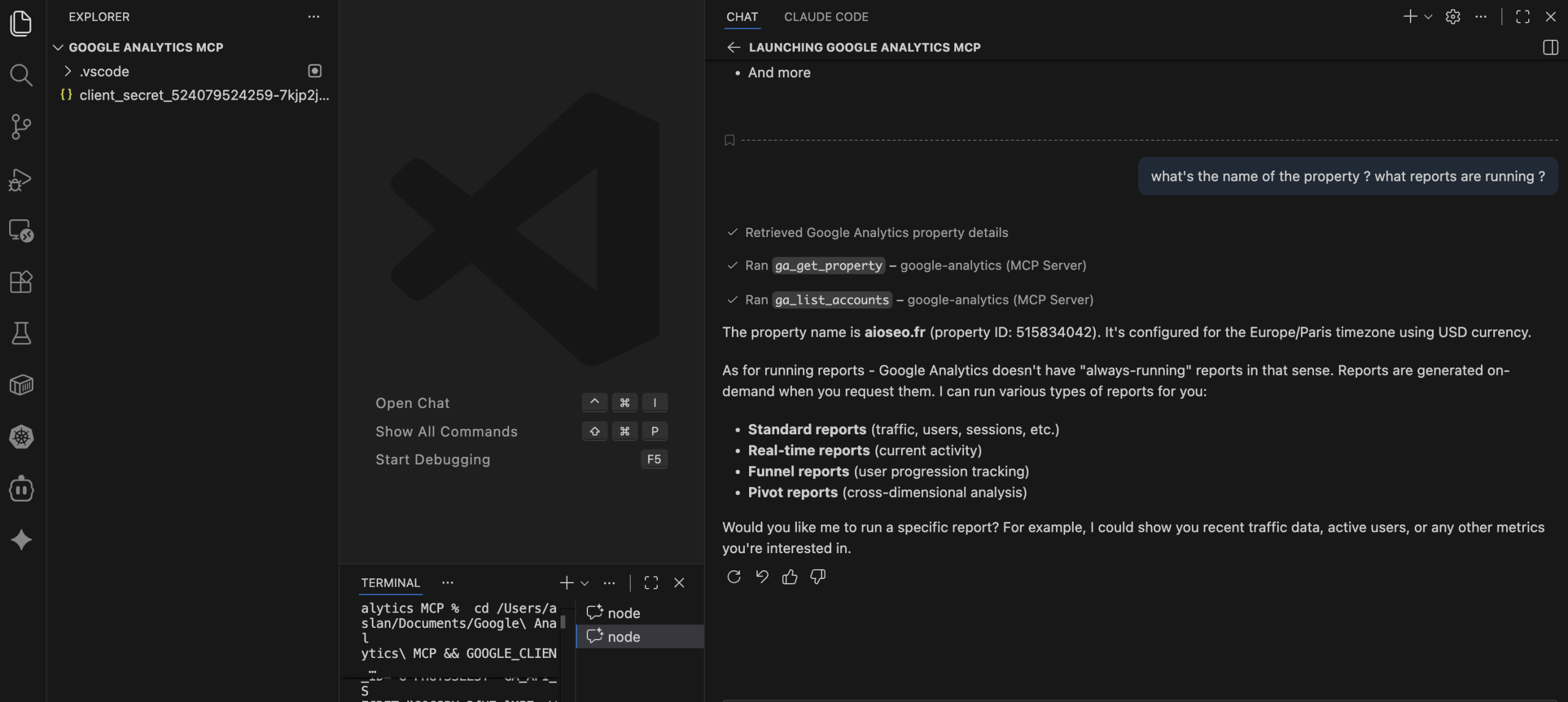 Google Analytics MCP 