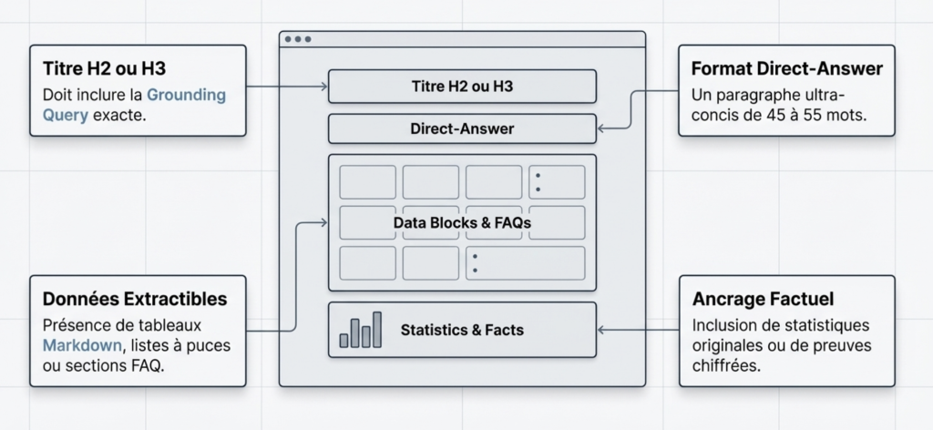 Anatomie d'une page LLM friendly  