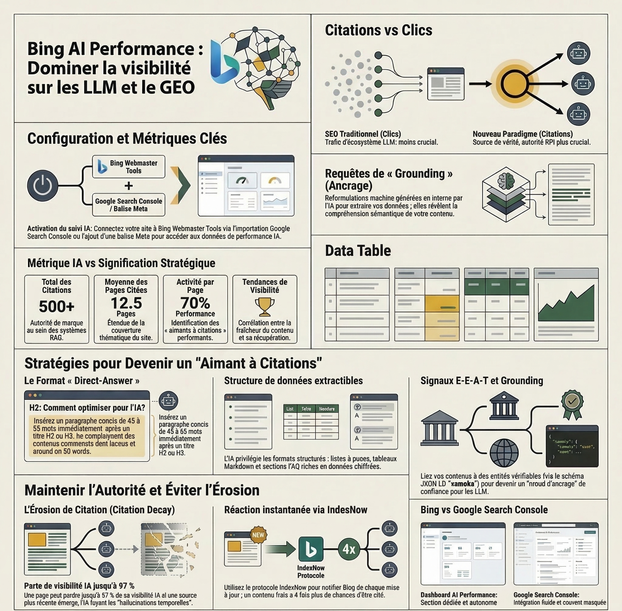 Bing AI Performance : comment exploiter les données pour ranker sur ChatGPT, Copilot et autres LLM