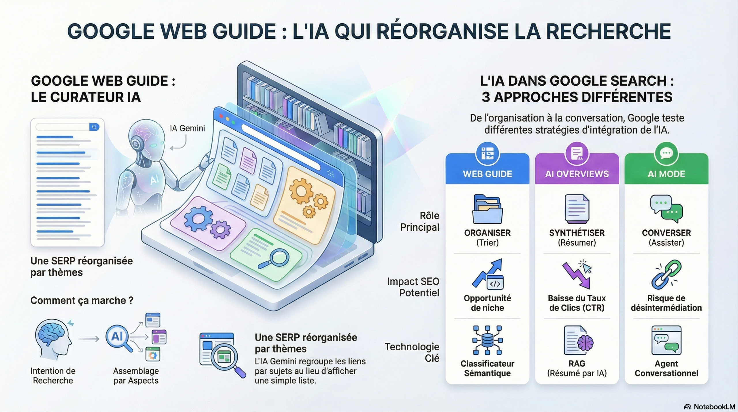 Google Web Guide : L’IA qui réorganise la SERP