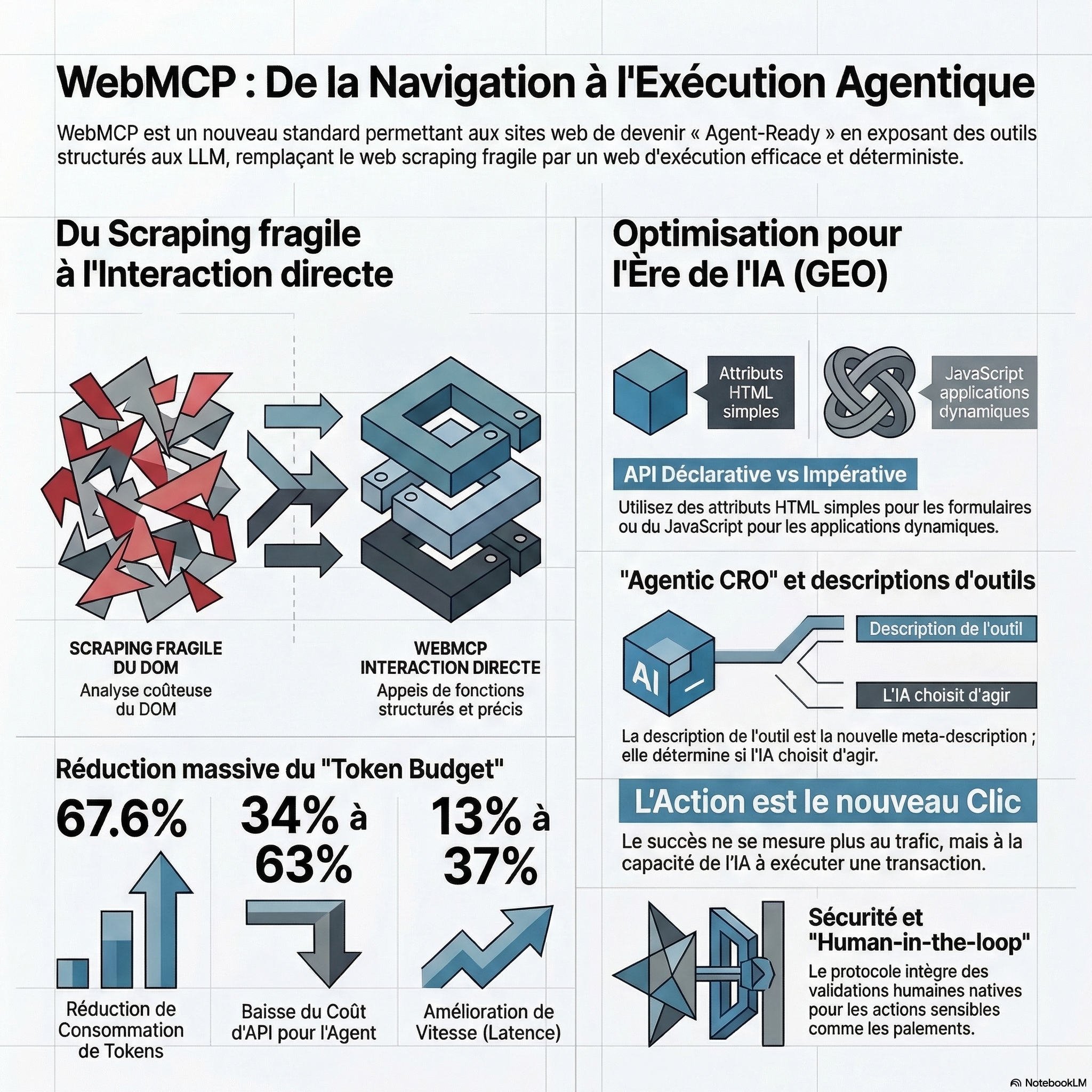 WebMCP : qu’est-ce que ce nouveau standard SEO/GEO pour la visibilité dans les LLM ?