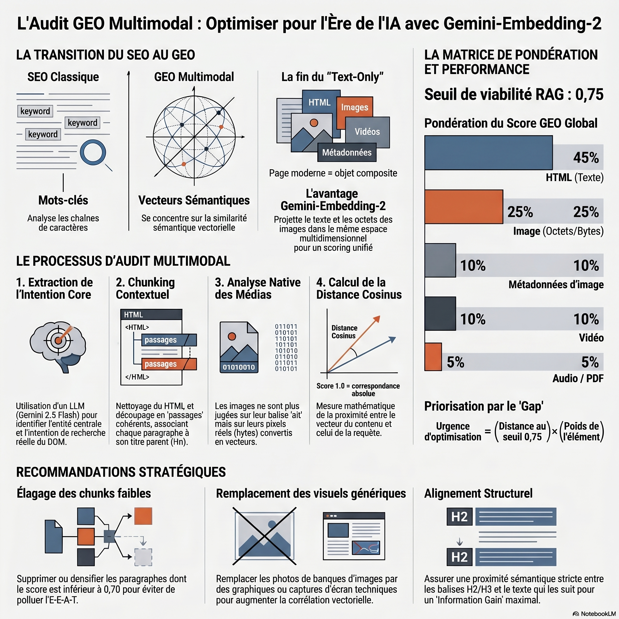 Audit GEO Multimodal avec Gemini-Embedding-2