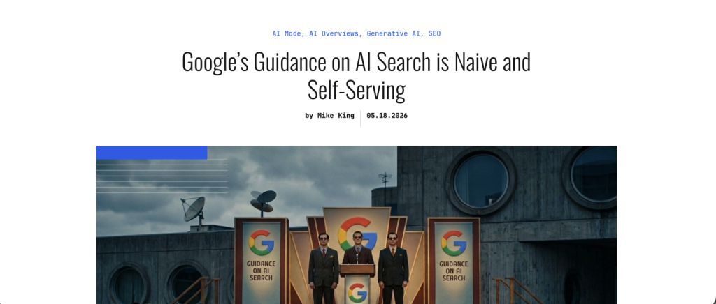 The doctrine that defines GEO on Microsoft's side