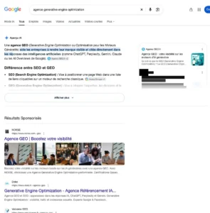 Top 10 des meilleures agences GEO en France (octobre 2026)