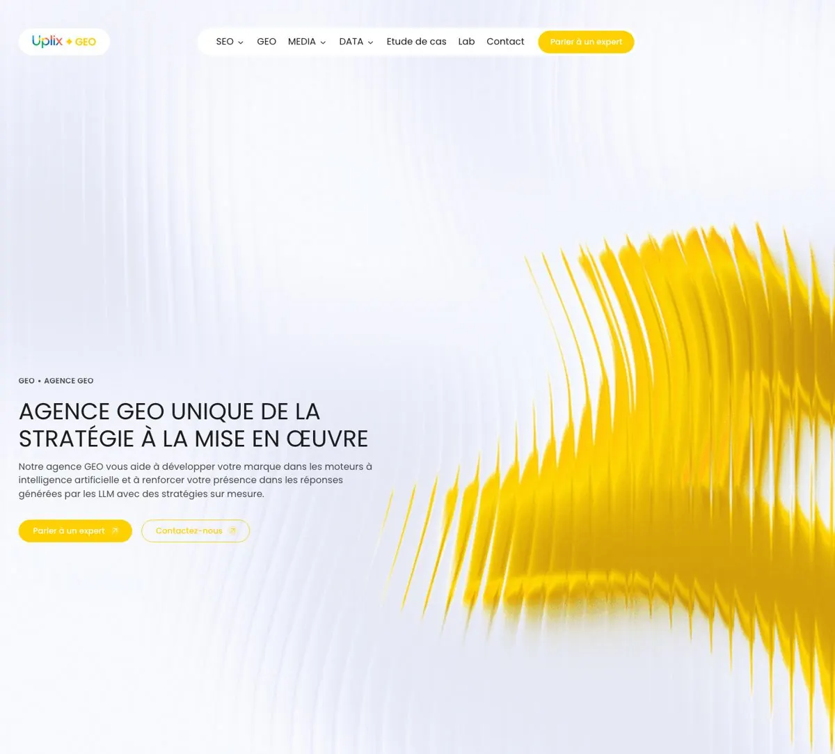 Page agence GEO d'Uplix